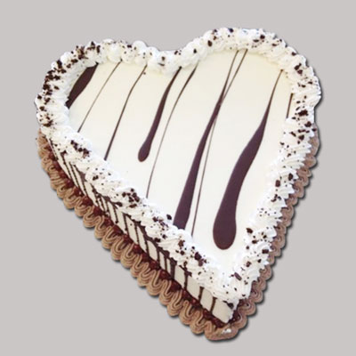 "Heart shape chocolate cake - 1k - Click here to View more details about this Product